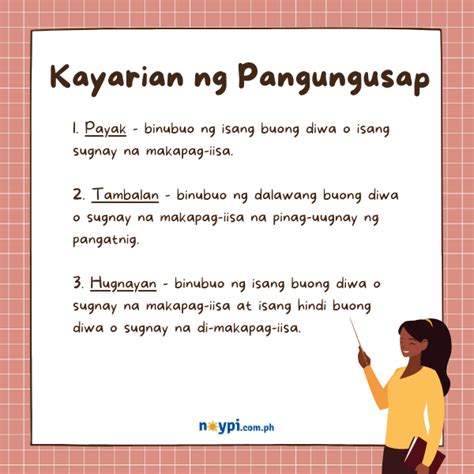 example ng pangungusap|PANGUNGUSAP: Mga Halimbawa, Bahagi, Kayarian, Ayos, Uri, .